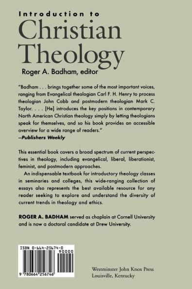 Introduction to Christian Theology