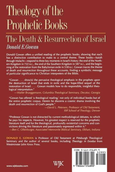 Theology of the Prophetic Books: The Death and Resurrection of Israel