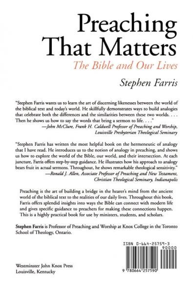 Preaching That Matters: The Bible and Our Lives