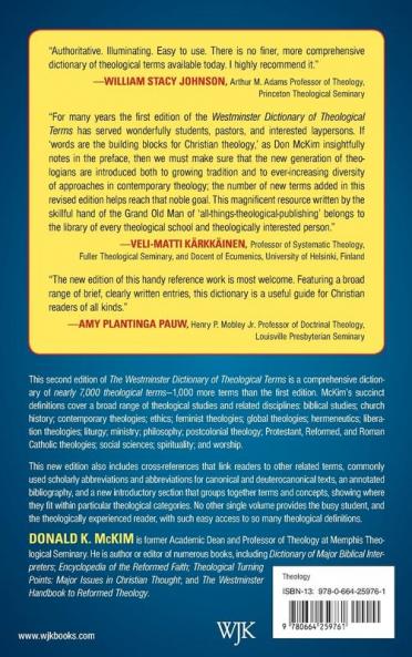 The Westminster Dictionary of Theological Terms 2nd ed.: Revised and Expanded
