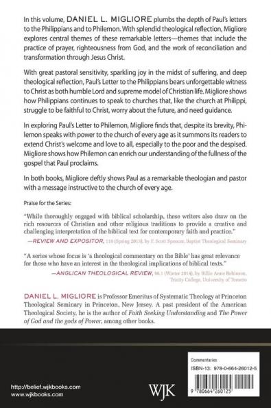 Philippians and Philemon: Belief