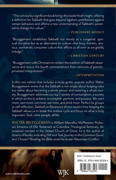 Sabbath as Resistance
