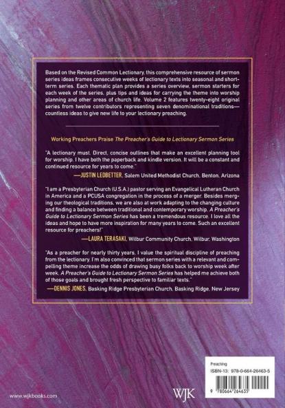 The Preacher's Guide to Lectionary Sermon Series Vol. 2