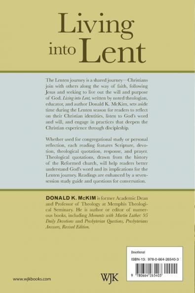 Living into Lent