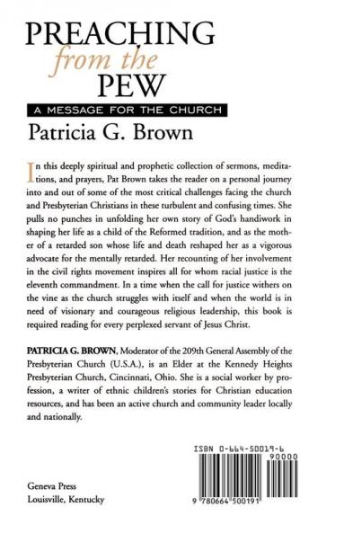 Preaching from the Pew: a Message for the Church (London)