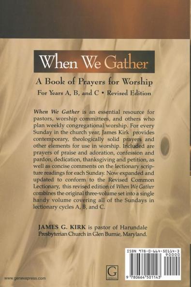 When We Gather Revised Edition: A Book of Prayers for Worship