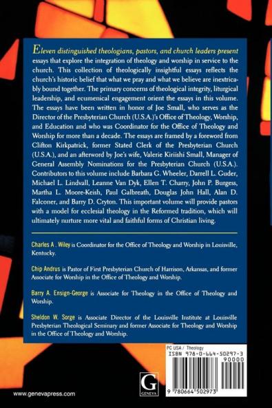 Theology in Service of the Church