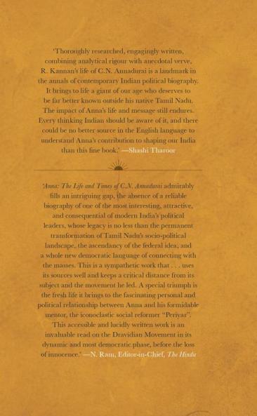 Anna : The Life and Times of C.N. Annadu