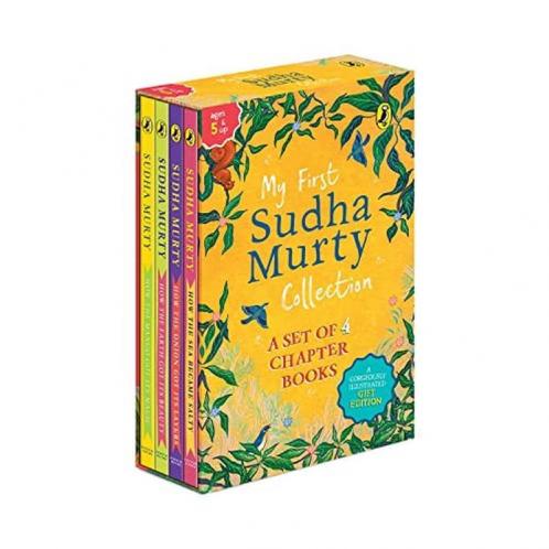 My First Sudha Murty Collection: A Set of 4 Chapter Books Gift This Full Colour Illustrated Storybooks Set to Children