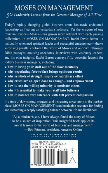 Moses on Management