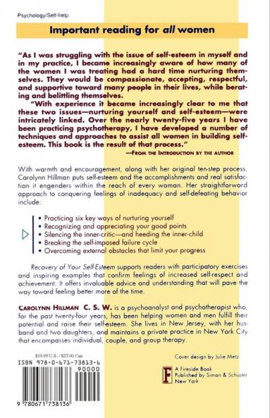 Recovery of Your Self-Esteem