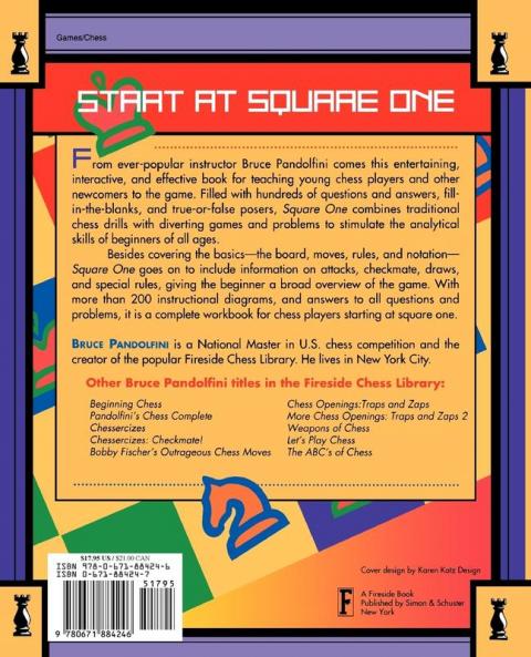 Square One: A Chess Drill Book for Beginners (Fireside Chess Library)
