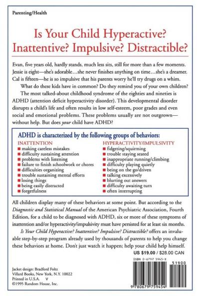 Is Your Child Hyperactive? Inattentive? Impulsive? Distractable?