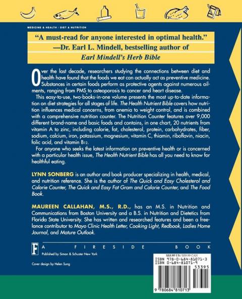 Health Nutrient Bible: The Complete Encyclopedia of Food as Medicine