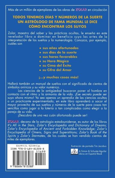 El Libro De Astrologoa Y Numerologoa De Zolar (Zolar's Book of Dreams Numbers: Zolar's Book of Dreams Numbers & Lucky Days