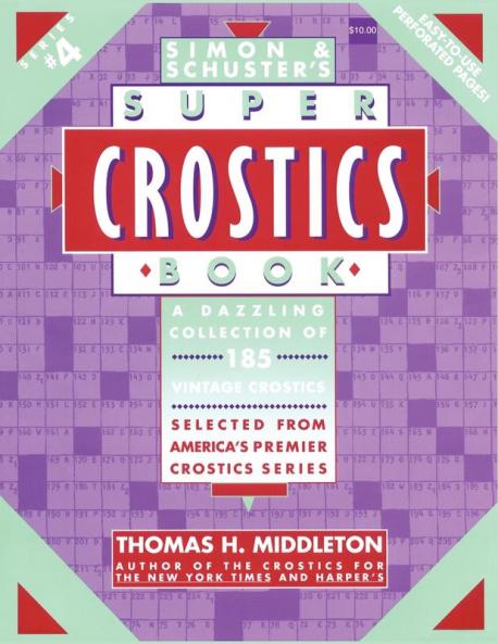 Simon & Schusters Super Crostics # 4 (Super Crostics Book)