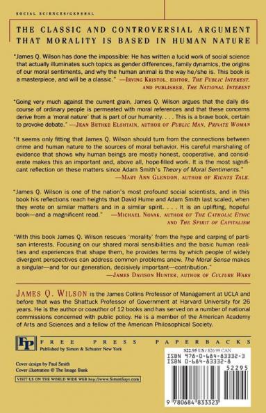The Moral Sense (Free Press Paperback)