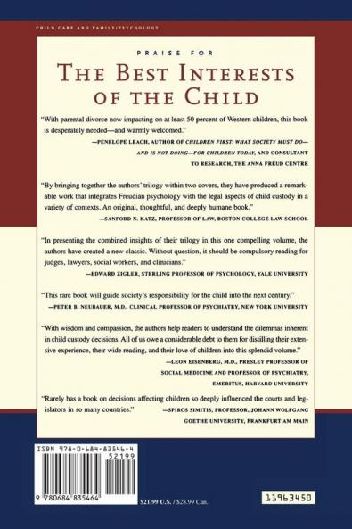 The Best Interests of the Child: The Least Detrimental Alternative