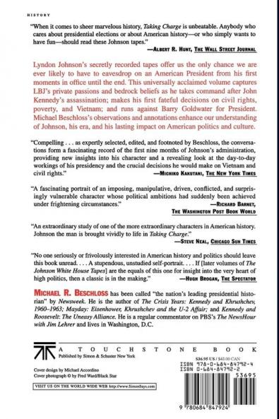 Taking Charge: The Johnson White House Tapes 1963 1964