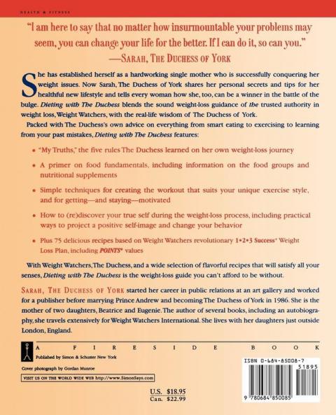 Dieting With the Duchess: Secrets and Sensible Advice for a Great Body (Weight Watchers)