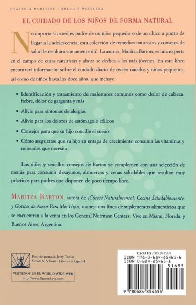 Cure a su nino naturalmente: Guia de la salud desde la infancia hasta la adolescencia