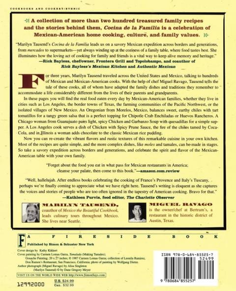 Cocina De La Familia: More Than 200 Authentic Recipes from Mexican-American Home Kitchens