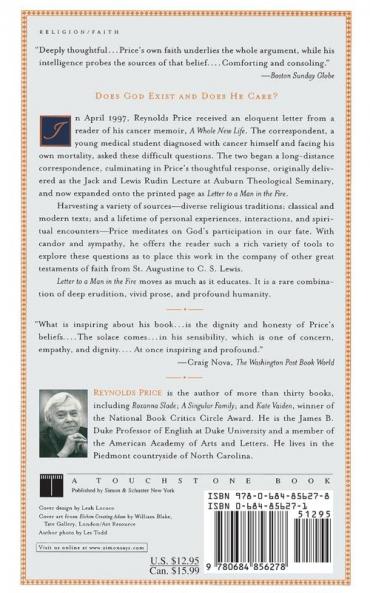 Letter To A Man In The Fire: Does God Exist And Does He Care
