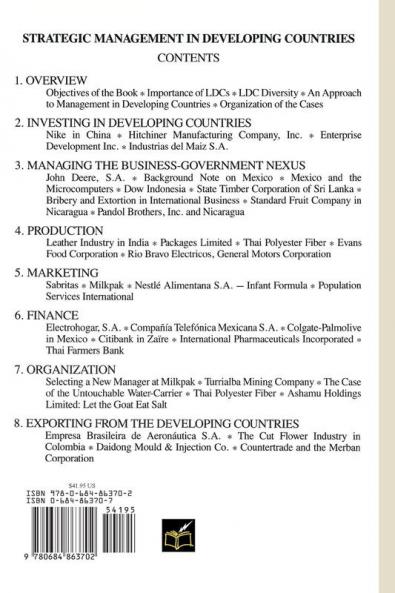 Strategic Management In Developing Countries