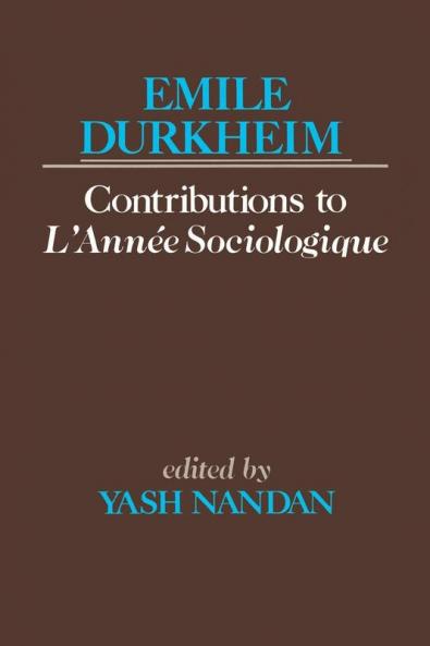 Contributions to L'Année Sociologique