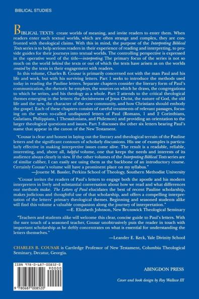 Interpreting Biblical Texts Series - The Letters of Paul