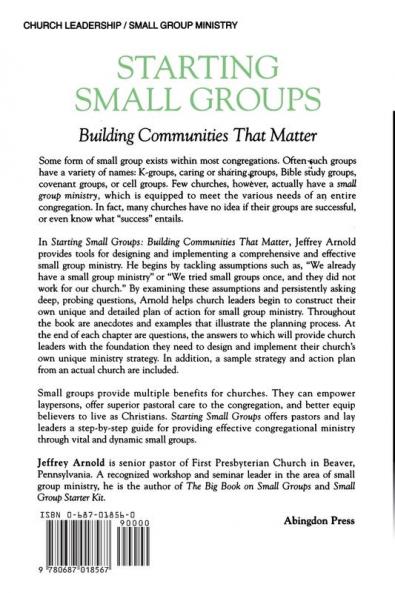 Starting Small Groups