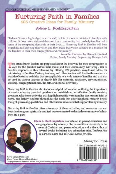 Nurturing Faith in Families: 425 Creative Ideas for Family Ministry