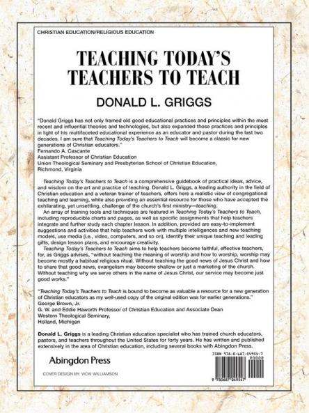 Teaching Today's Teachers to Teach