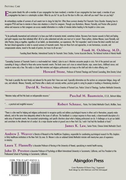 Counseling Survivors of Traumatic Events