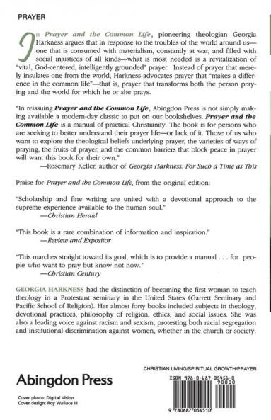 Prayer and the Common Life