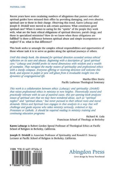 Ethics and Spiritual Care