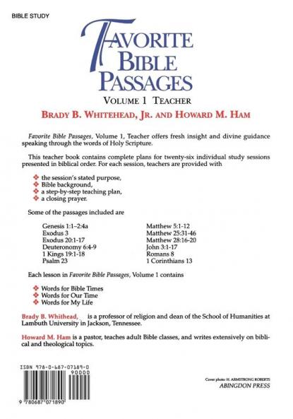 Favorite Bible Passages Volume 1 Leader