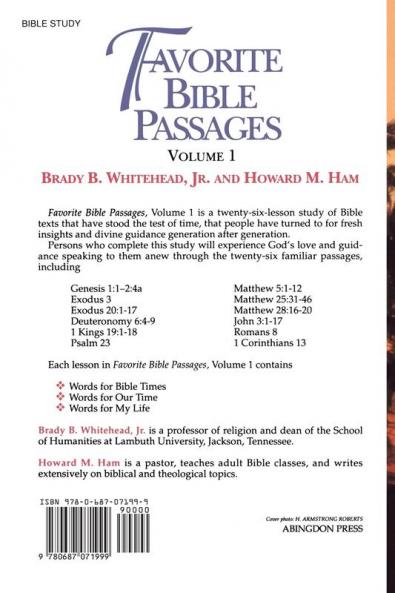 Favorite Bible Passages Volume 1 Student