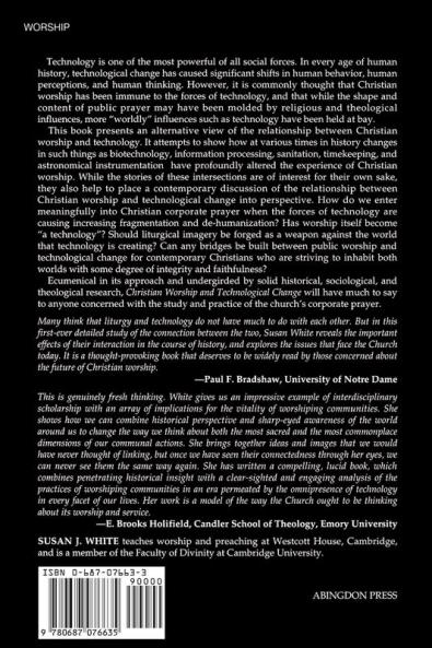 Christian Worship and Technological Change