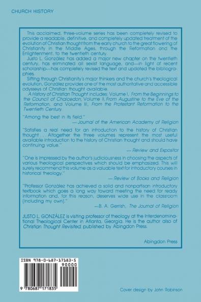 A History of Christian Thought Volume 2