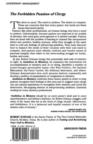 Ambition in Ministry: Our Spiritual Struggle with Success Achievement and Competition