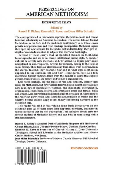 Perspectives on American Methodism