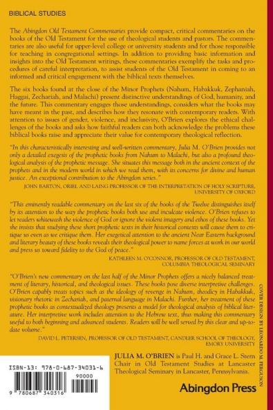 Nahum Habakkuk Zephaniah Haggai Zechariah Malachi