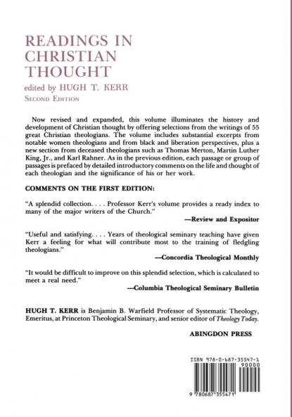Readings in Christian Thought (Second Edition)