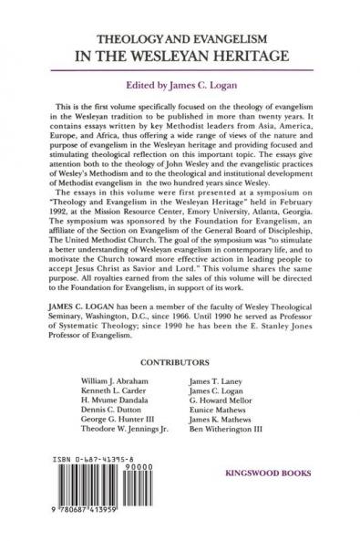 Theology and Evangelism in the Wesleyan Heritage