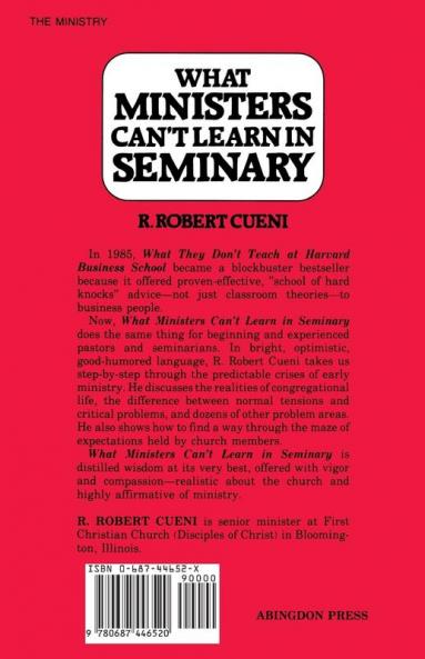 What Ministers Can't Learn in Seminary