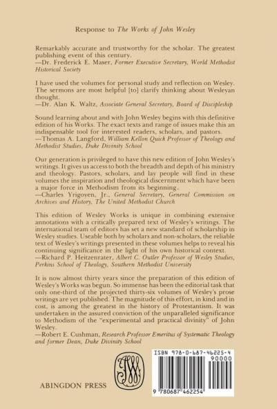 The Works of John Wesley Volume 21