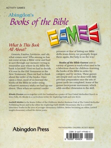 Abingdon's Books of the Bible Games