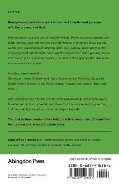 Pastoral Prayers for the Hospital Visit