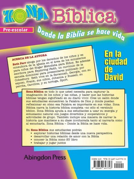 Biblezone in the City of David - Preschool Leader Guide